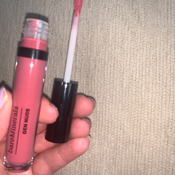 NIB bareMinerals Gen Nude Patent Lip Lacquer BOY TOY - Picture 2 of 2